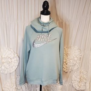 Nike crowl neck hooded sweater small